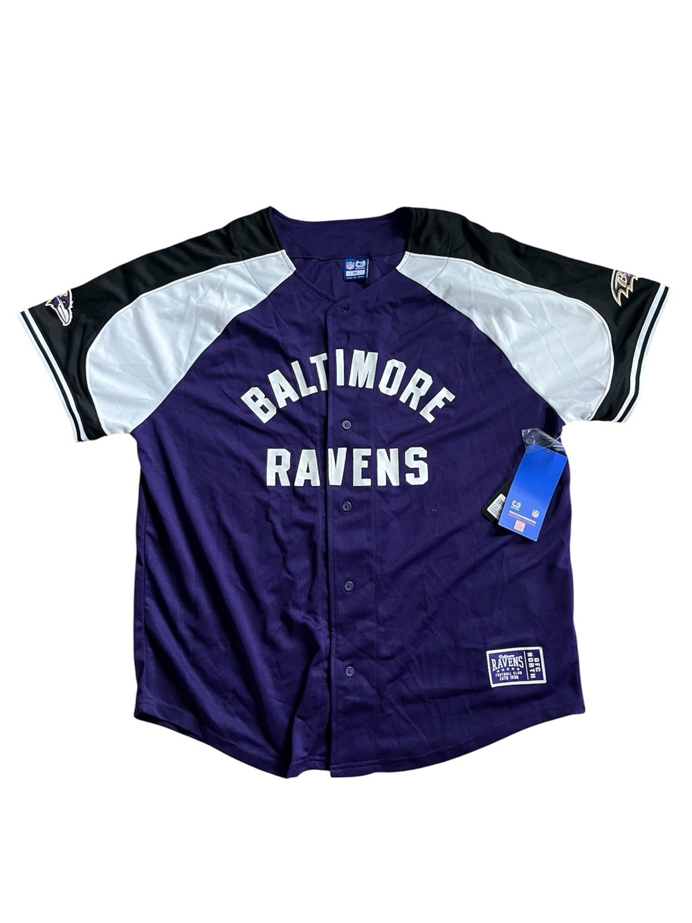 NFL Baltimore Ravens Baseball Jersey